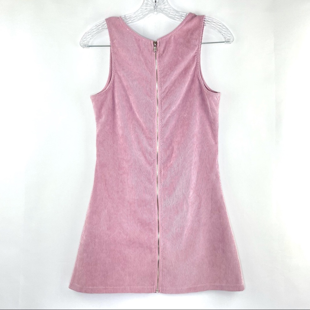 RARE Brandy Melville Jenna Corduroy Dusty Pink Blush Pink Mauve Dress Sz S/M - Picture 9 of 10
